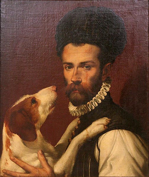 Portrait of a Man with a Dog